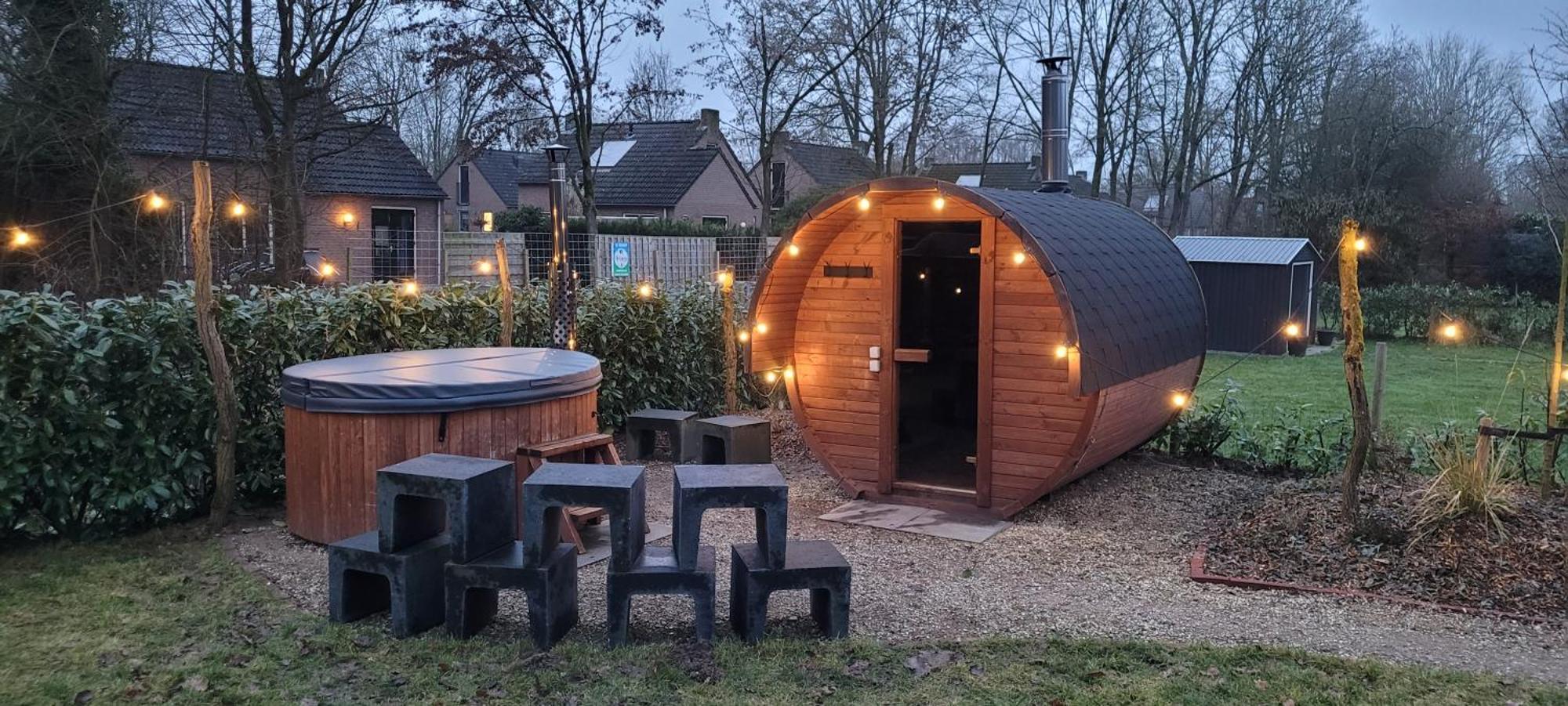 Evergreen Wellness Met Sauna & Hottub Ewijk Bagian luar foto